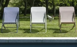 Lafuma Liegestuhl klappbar Maxi Transat | Greige