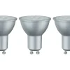 LED 3-er Pack GU10/ 6,5W, silber | Möbel Höffner