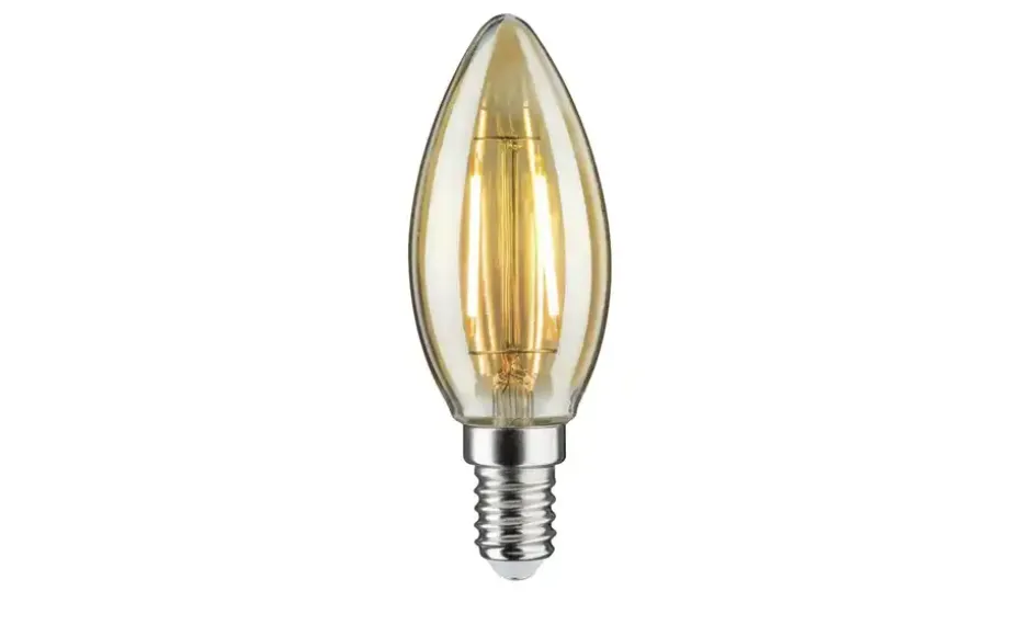 LED Vintage Kerze E14/2W gold | Möbel Höffner