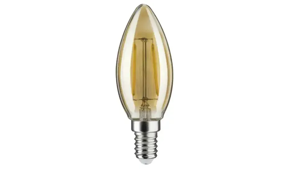 LED Vintage Kerze E14/2W gold | Möbel Höffner
