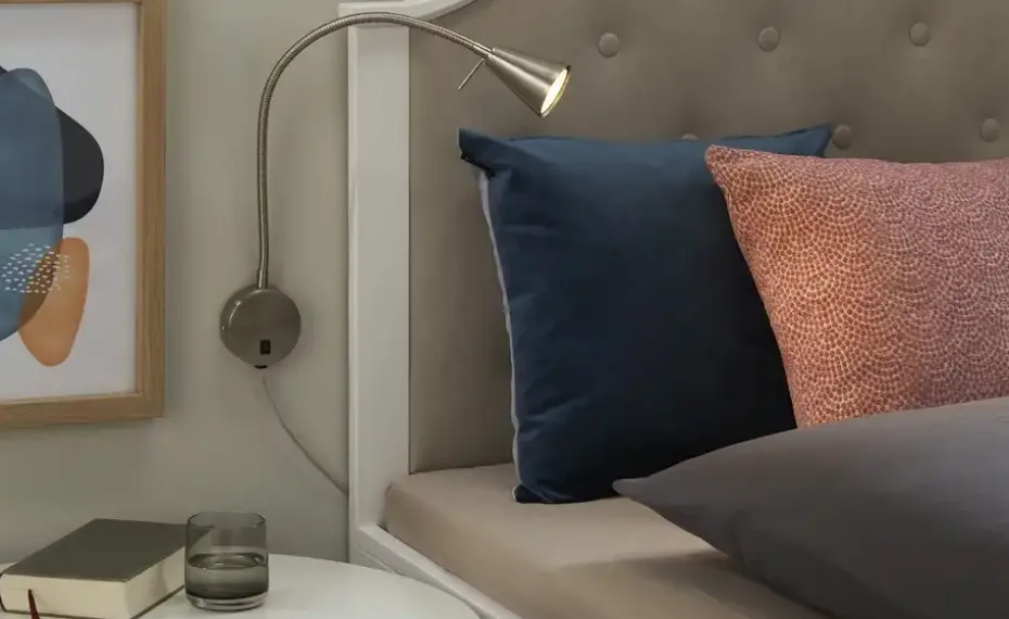 LED-Bettleuchte, Nickel-matt | Möbel Höffner