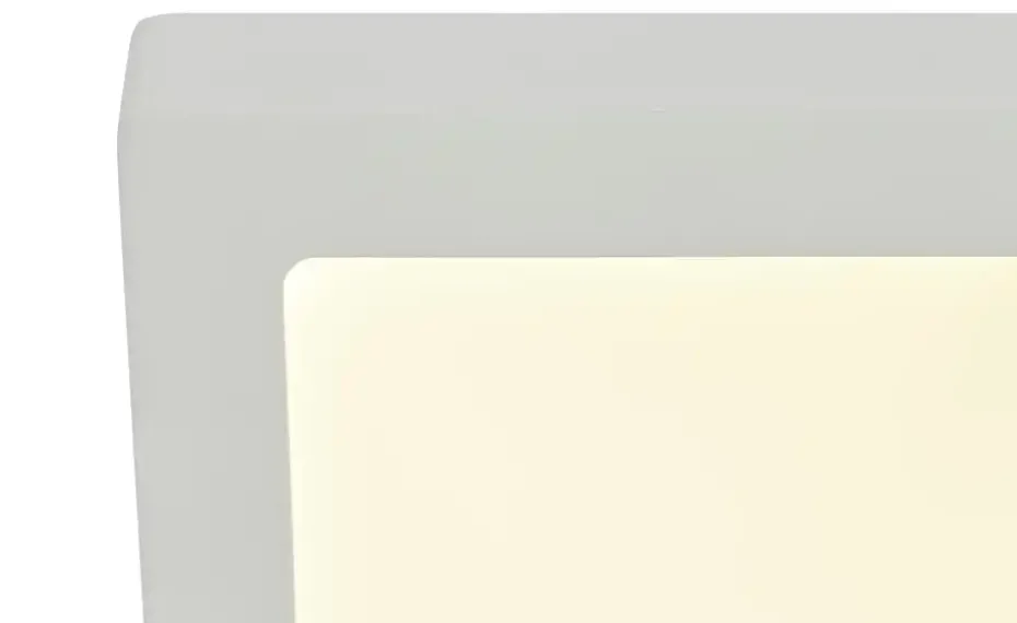 LED-Deckenleuchte, eckig, weiß matt ´groß´ | 1700 lm