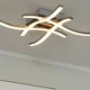 LED-Deckenleuchte, 4-flammig, Nickel matt | Höffner