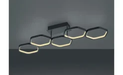 LED-Deckenleuchte, 4-flammig, grau | Möbel Höffner