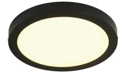 LED-Deckenleuchte, rund, schwarz | Schwarz, Weiß, matt