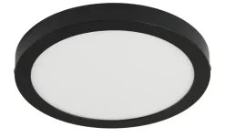 LED-Deckenleuchte, rund, schwarz | Schwarz, Weiß, matt