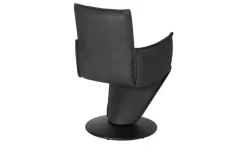 Leder-Drehstuhl Drive | Anthrazit, Drehfunktion, Armlehne