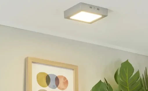 LED-Panel, chrom matt ´klein ´ | Möbel Höffner