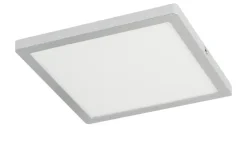 LED-Panel, chrom-matt, eckig | Möbel Höffner