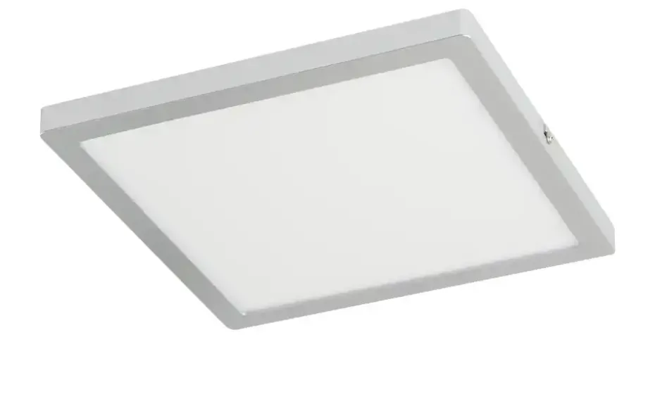 LED-Panel, chrom-matt, eckig | Möbel Höffner