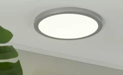 LED-Panel, chrom-matt, rund | Möbel Höffner