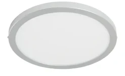 LED-Panel, chrom-matt, rund | Möbel Höffner