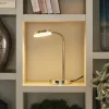 LED-Schreibtischleuchte, 1-flammig, chromfarben | silberfarben, verchromt, lackiert