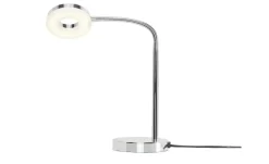 LED-Schreibtischleuchte, 1-flammig, chromfarben | silberfarben, verchromt, lackiert