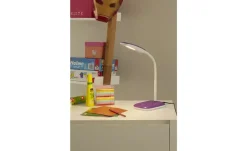 LED-Schreibtischleuchte, 1-flammig, lila | Lila/Violett, lackiert