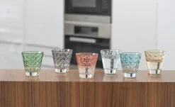 LEONARDO 6er-Gläserset 6er Set Optic | 215 ml, Pastellfarben