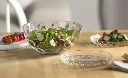 LEONARDO 5er-Schalenset Cucina Optic | Schale 21cm und 4 Teller 18cm