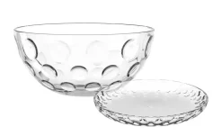 LEONARDO 5er-Schalenset Cucina Optic | Schale 21cm und 4 Teller 18cm