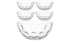 LEONARDO 5er-Schalenset Cucina Optic | Schale 28cm und 4 Schalen 14cm
