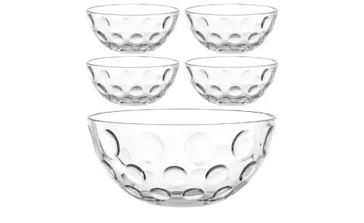 LEONARDO 5er-Schalenset Cucina Optic | Schale 28cm und 4 Schalen 14cm
