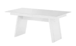 LEONARDO Esstisch ausziehbar Cube  | Weiß | Höffner