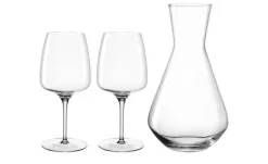 LEONARDO Geschenkset, 3-teilig Cesti | Weinset: 2 Gläser plus Karaffe