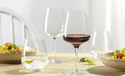 LEONARDO Geschenkset, 8-teilig Cesti | Glasset: 4 Becher und 4 Rotweingläser