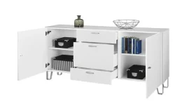 LEONARDO Sideboard Cube | Weiß | Möbel Höffner