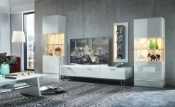LEONARDO Vitrine Cube | Weiß | Möbel Höffner
