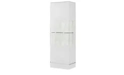 LEONARDO Vitrine Cube | Weiß | Möbel Höffner