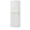 LEONARDO Vitrine Cube | Weiß | Möbel Höffner