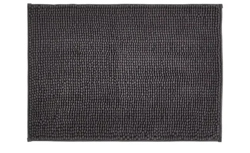 levelone Badematte Happy | Anthrazit, 40x60 cm