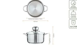 levelone Fleischtopf 12cm Basic | 12 cm | Möbel Höffner