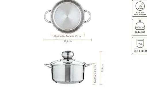 levelone Fleischtopf 12cm Basic | 12 cm | Möbel Höffner