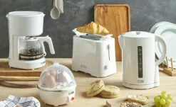 levelone Kaffeautomat  KA-060W | Weiß | Möbel Höffner