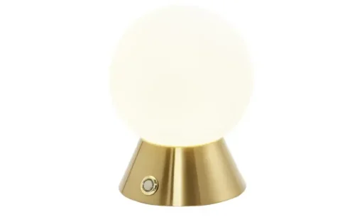 levelone LED-Tischleuchte, 1-flammig, messing-matt
