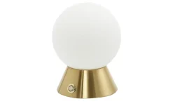 levelone LED-Tischleuchte, 1-flammig, messing-matt