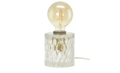 levelone Tischleuchte, 1-flammig, Glas in Kristall-Optik |  Glas in Kristall-Optik