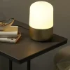levelone Tischleuchte, 1-flammig, messing-matt