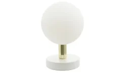 levelone Tischleuchte, 1-flammig, messing-antik