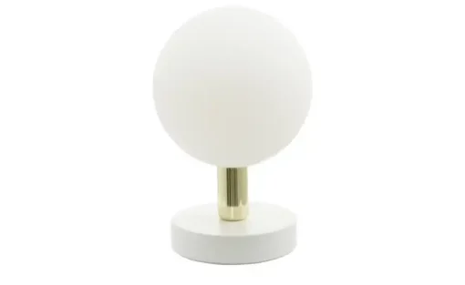 levelone Tischleuchte, 1-flammig, messing-antik