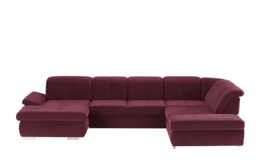 Lounge Collection Wohnlandschaft Mikrofaser Affair | Bordeauxrot, rechts