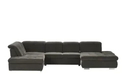 Lounge Collection Wohnlandschaft mit verschiedenen Funktionen Spencer | Anthrazit, links