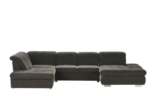 Lounge Collection Wohnlandschaft mit verschiedenen Funktionen Spencer | Anthrazit, links
