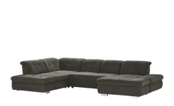 Lounge Collection Wohnlandschaft mit verschiedenen Funktionen Spencer | Anthrazit, links