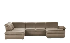 Lounge Collection Wohnlandschaft  mit verschiedenen Funktionen Amanda | Braun, links