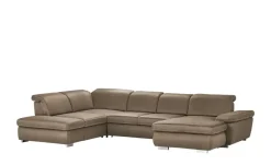 Lounge Collection Wohnlandschaft  mit verschiedenen Funktionen Amanda | Braun, links