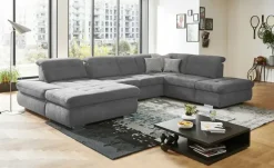 Lounge Collection Wohnlandschaft mit verschiedenen Funktionen Spencer | Grau, rechts