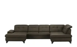 Lounge Collection Wohnlandschaft Leder Jona | Braun, rechts