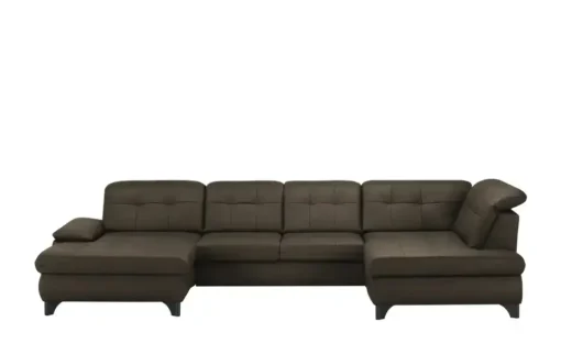 Lounge Collection Wohnlandschaft Leder Jona | Braun, rechts